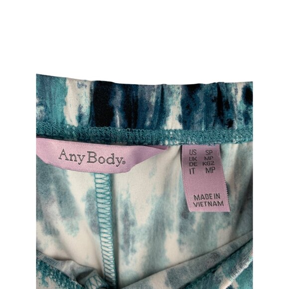 AnyBody Watercolor Print Sleeveless Tank & Cropped Pants Lounge Set S - Picture 9 of 9